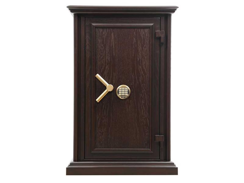 Огневзломостойкий сейф в дереве VALBERG Гарант Евро 95 Т EL Д (дуб)